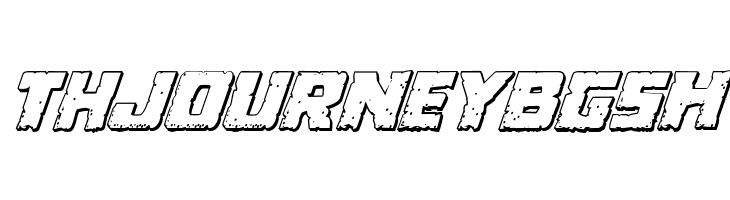 Colossus 3D Italic  Free Fonts Download