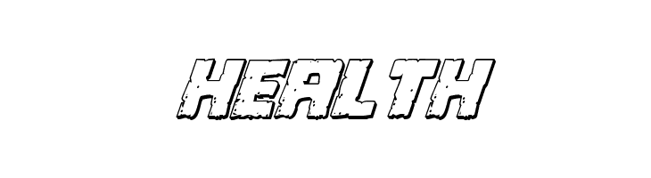 Colossus 3D Italic  Free Fonts Download