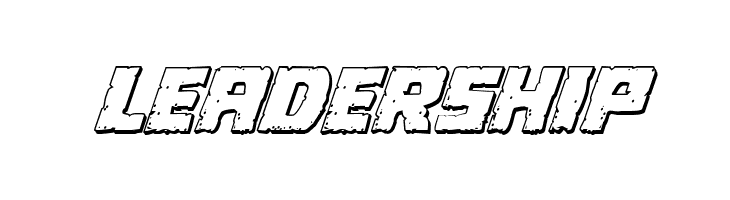 Colossus 3D Italic  Free Fonts Download