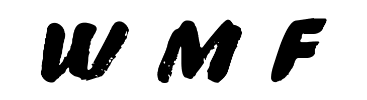 DS BroadBrush  Free Fonts Download
