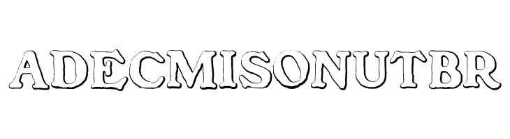 BenjaminFranklin Beveled  Free Fonts Download