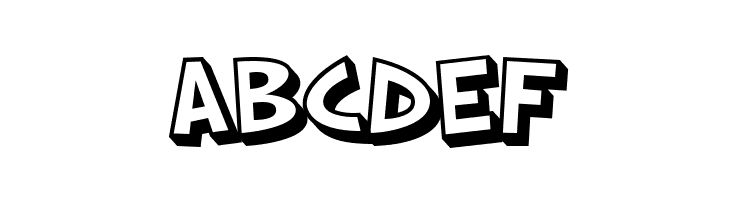 SF Slapstick Comic Shaded  Free Fonts Download