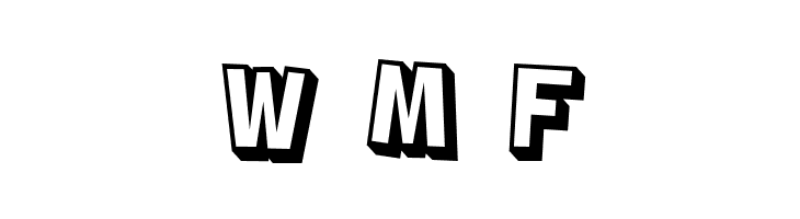 SF Slapstick Comic Shaded  Free Fonts Download