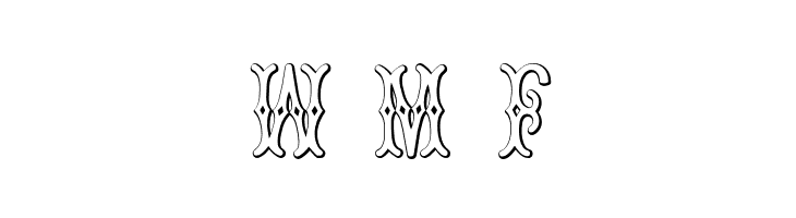 BruceDoublePicaBeveled  Free Fonts Download
