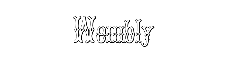 BruceDoublePicaBeveled  Free Fonts Download