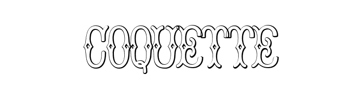 BruceDoublePica Beveled  Free Fonts Download