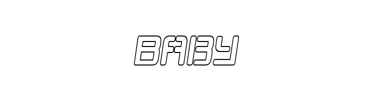 Republikaps Cnd - Outline Italic  Free Fonts Download