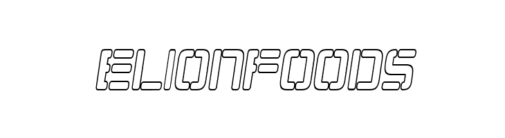 Republikaps Cnd - Outline Italic  Free Fonts Download
