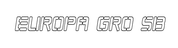 Republikaps Cnd - Outline Italic  Free Fonts Download