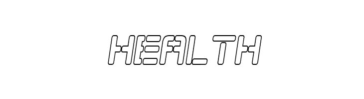 Republikaps Cnd - Outline Italic  Free Fonts Download