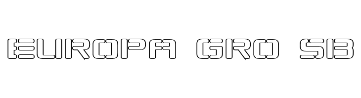 Republikaps Exp - Outline  Free Fonts Download