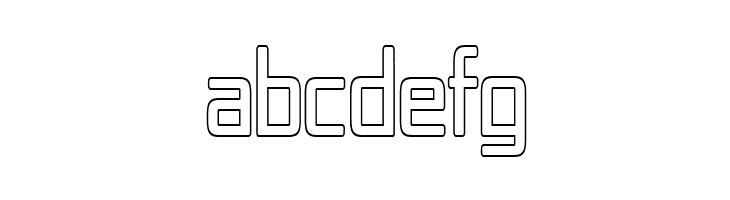 Republika IV Cnd - Outline  Free Fonts Download