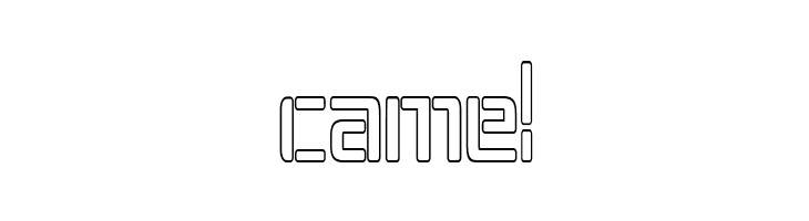 Republika IV Cnd - Outline  Free Fonts Download