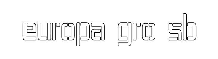Republika IV Cnd - Outline  Free Fonts Download