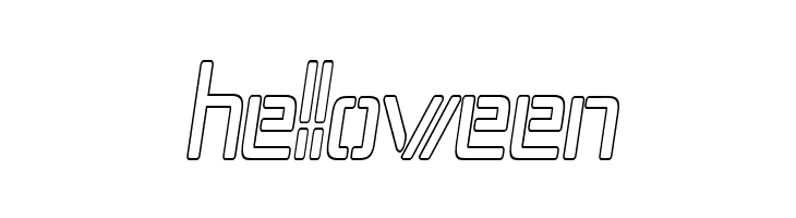 Republika IV Cnd - Outline Italic  Free Fonts Download