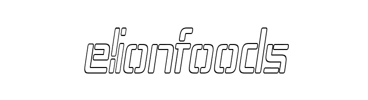 Republika IV Cnd - Outline Italic  Free Fonts Download