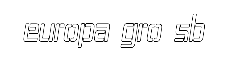 Republika IV Cnd - Outline Italic  Free Fonts Download