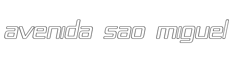 Republika IV - Outline Italic  Free Fonts Download