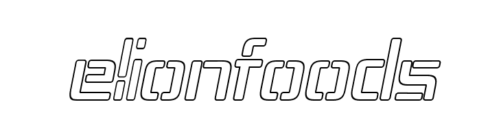 Republika IV - Outline Italic  Free Fonts Download