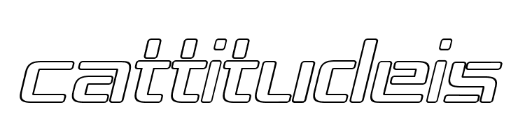 Republika IV Exp - Outline Italic  Free Fonts Download