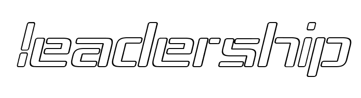 Republika IV Exp - Outline Italic  Free Fonts Download