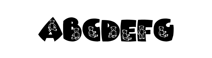 Sassys Teddys 2  Free Fonts Download