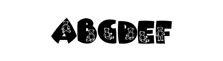 Sassys Teddys 2  Free Fonts Download