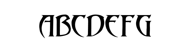 Abaddon!"  Free Fonts Download
