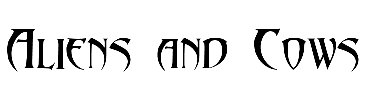 Abaddon!"  Free Fonts Download