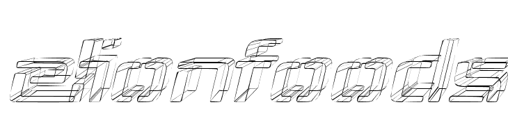 Republika III Exp - Sketch Italic  Free Fonts Download