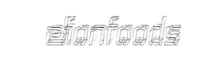 Republika III Cnd - Sketch Italic  Free Fonts Download