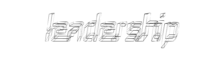 Republika III Cnd - Sketch Italic  Free Fonts Download