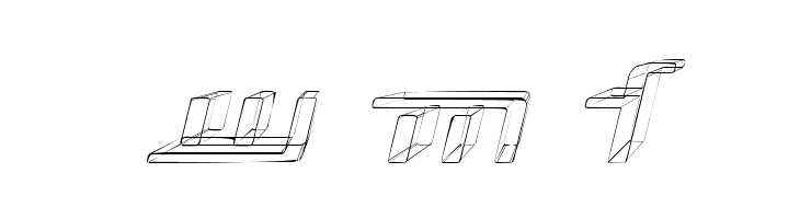 Republika V Exp - Sktech Italic  Free Fonts Download