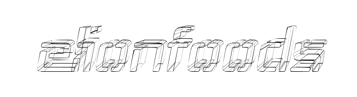 Republika III - Sketch Italic  Free Fonts Download
