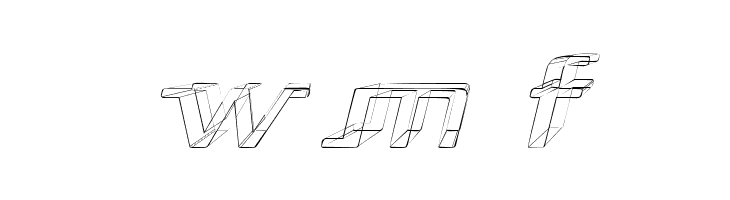 Republika Exp - Sktech Italic  Free Fonts Download