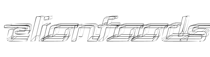 Republika Exp - Sktech Italic  Free Fonts Download