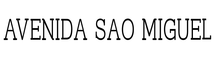Street Slab Fine Narrow  Free Fonts Download