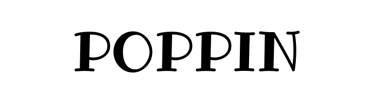 POPPIN Ribeye Font