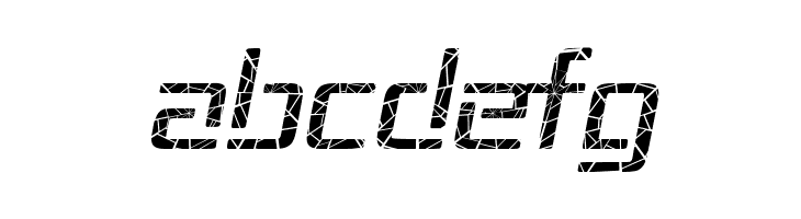 Republika II - Shatter Italic  Free Fonts Download