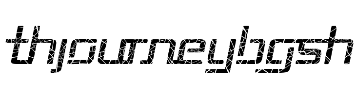 Republika II - Shatter Italic  Free Fonts Download