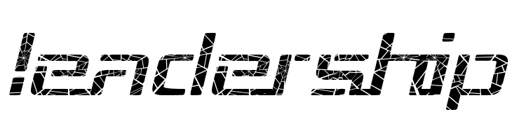 Republika III Exp - Shatter Italic  Free Fonts Download