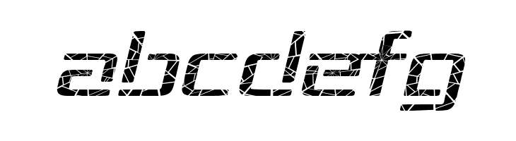 Republika II Exp - Shatter Italic  Free Fonts Download