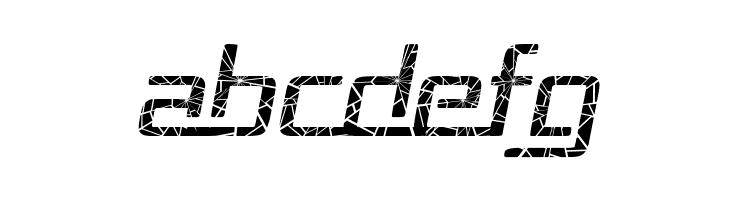 Republika - Shatter Italic  Free Fonts Download