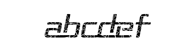 Republika - Shatter Italic  Free Fonts Download