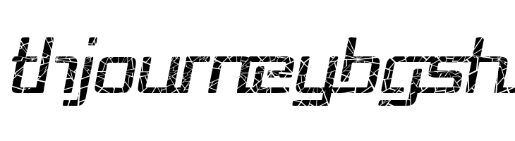 Republika - Shatter Italic  Free Fonts Download
