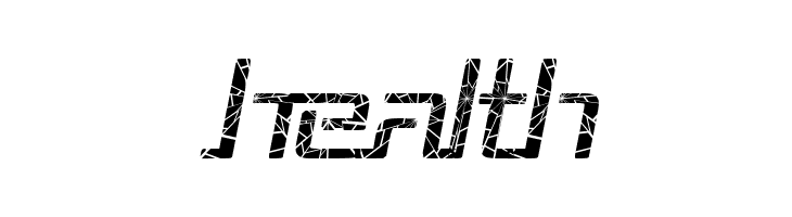 Republika - Shatter Italic  Free Fonts Download