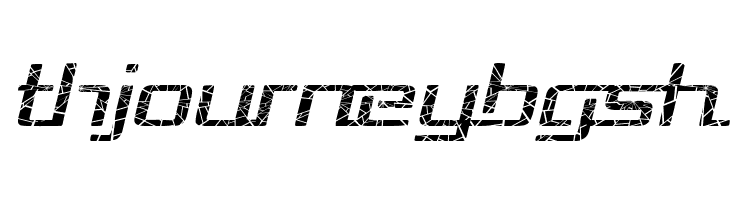 Republika Exp - Shatter Italic  Free Fonts Download