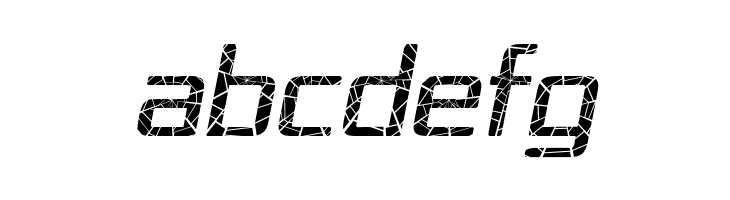 Republika IV - Shatter Italic  Free Fonts Download