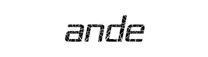 Republika IV - Shatter Italic  Free Fonts Download