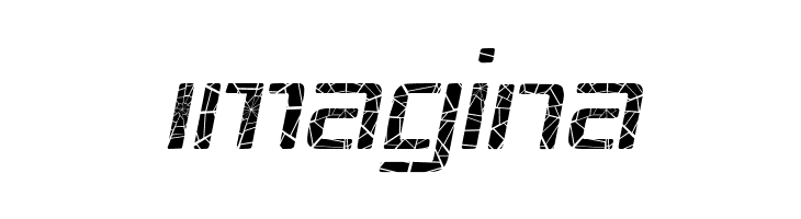 Republika IV - Shatter Italic  Free Fonts Download